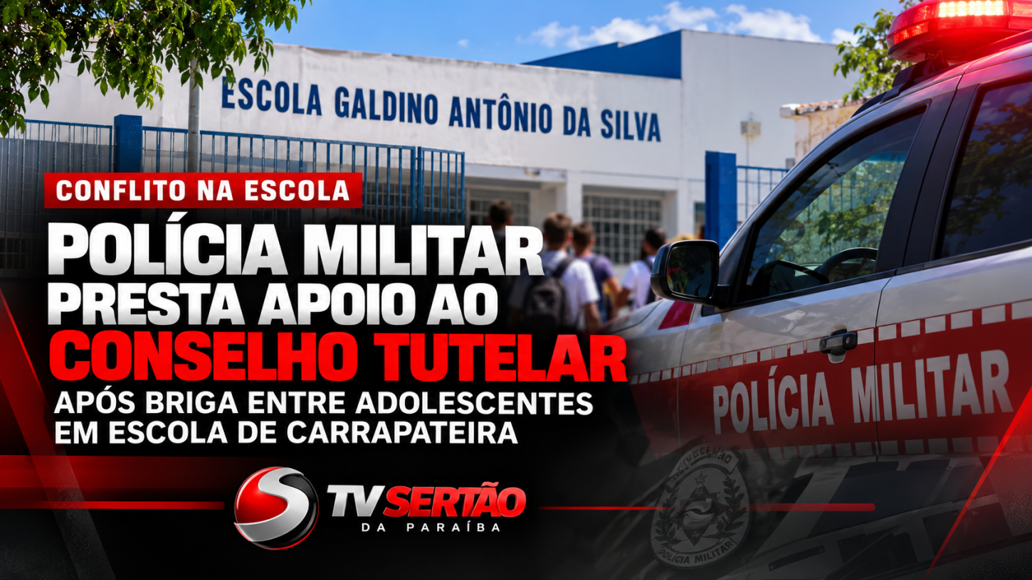 Polícia Militar presta apoio ao Conselho Tutelar após briga entre adolescentes em escola de Carrapateira
