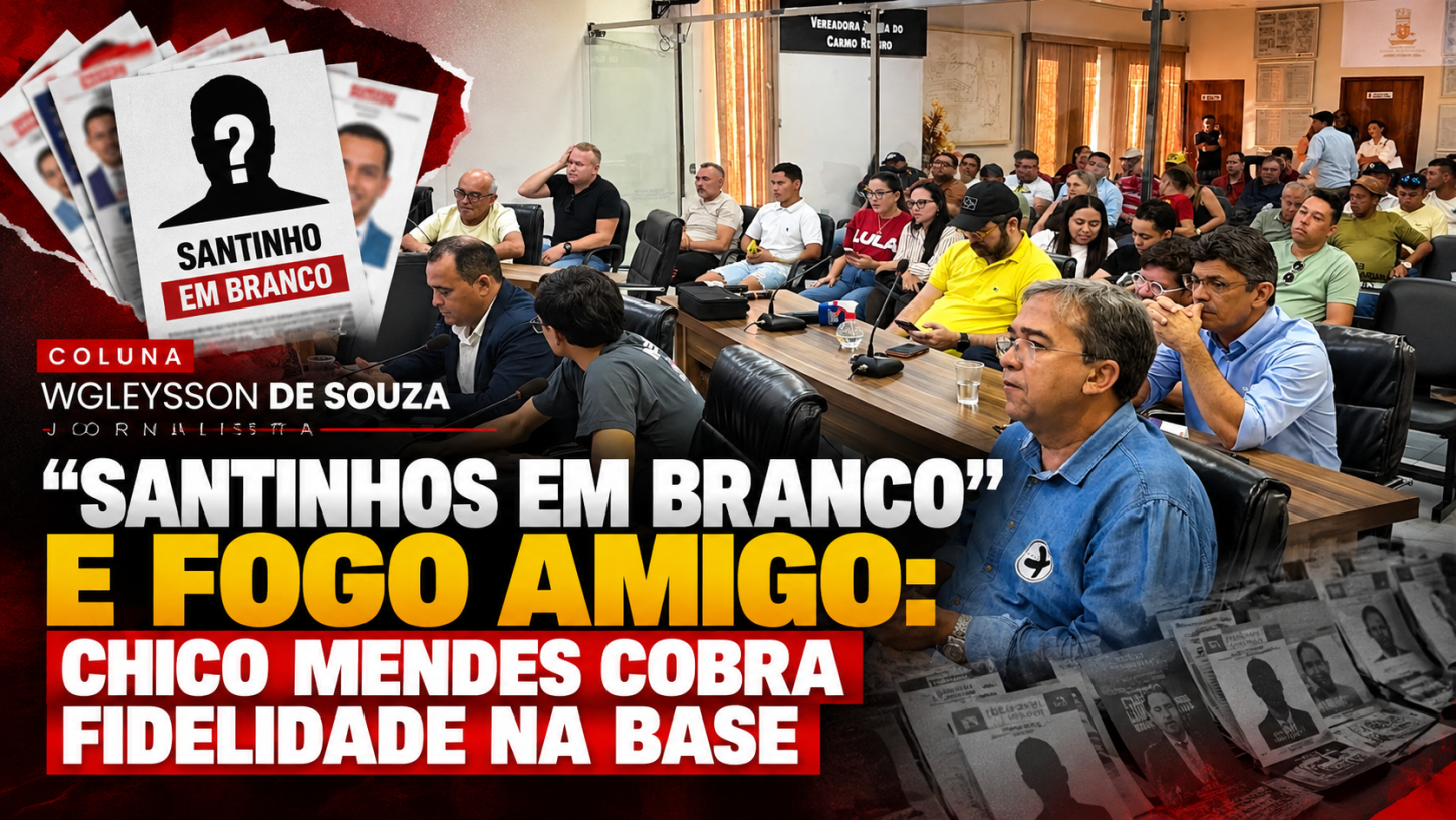 “Santinhos em branco” e fogo amigo: Chico Mendes cobra fidelidade na base