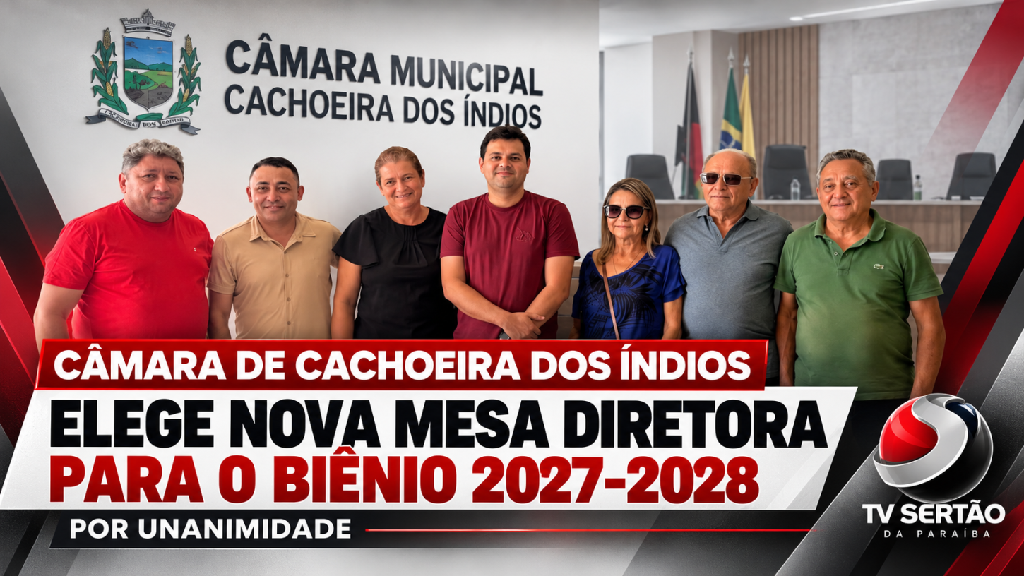 Unanimidade na Câmara de Cachoeira dos Índios coloca a nova Mesa Diretora sob o teste da fiscalização
