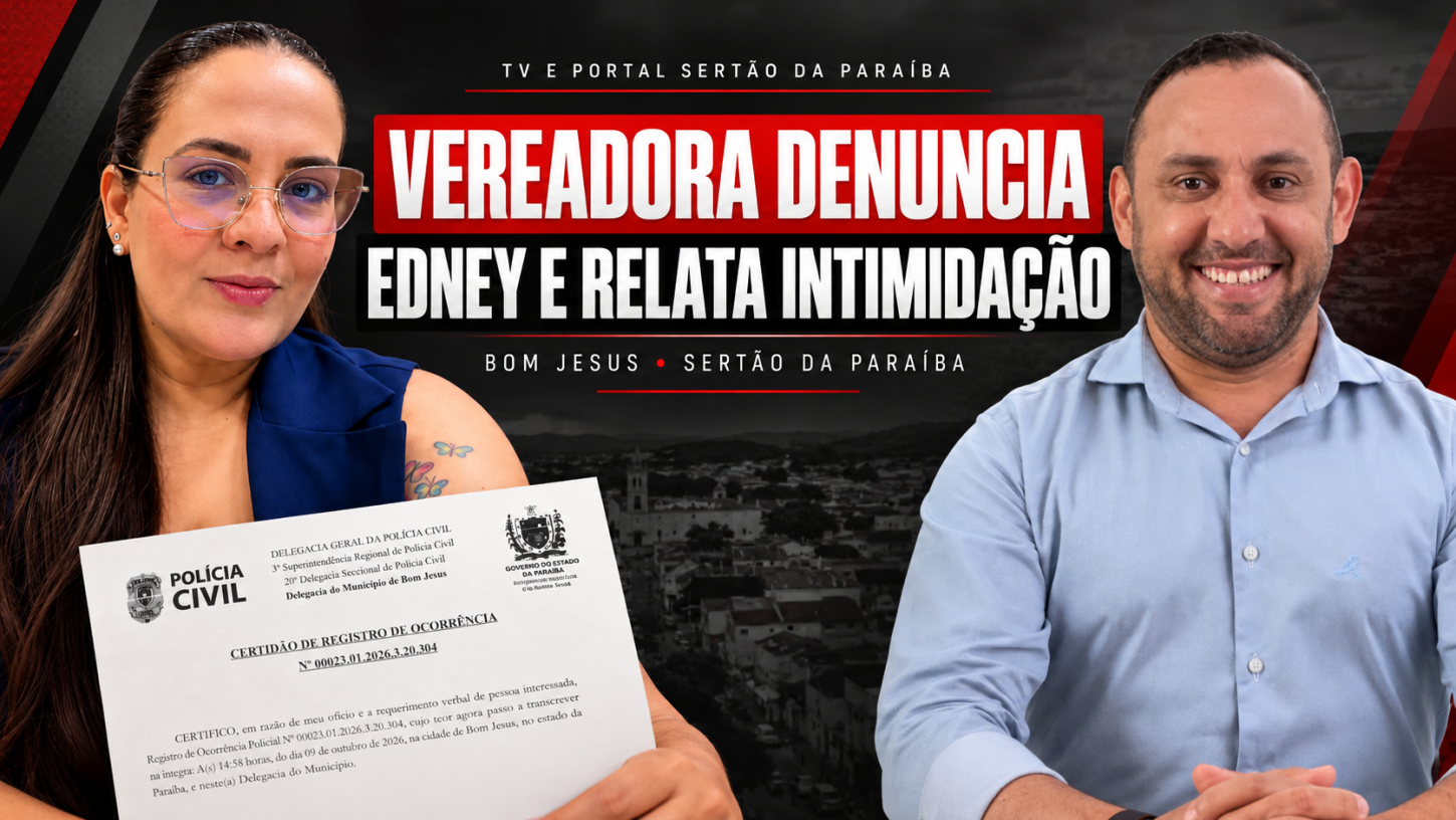 Vereadora de Bom Jesus denuncia constrangimentos envolvendo o vice-prefeito Edney e relata intimidação por irmão dele