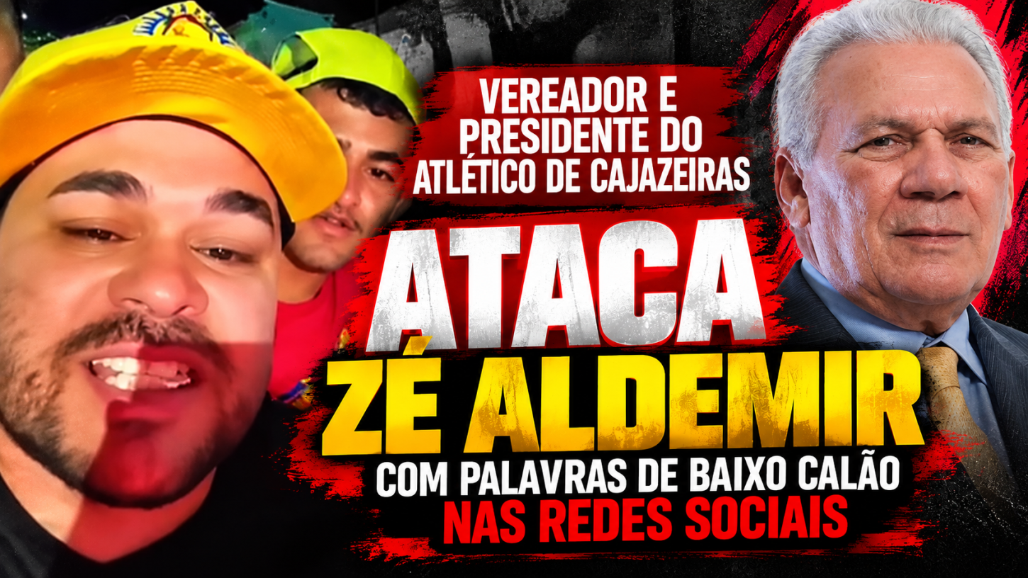 Vídeo de vereador e presidente do Atlético de Cajazeiras com ataques e palavras de baixo calão contra Zé Aldemir repercute em Cajazeiras
