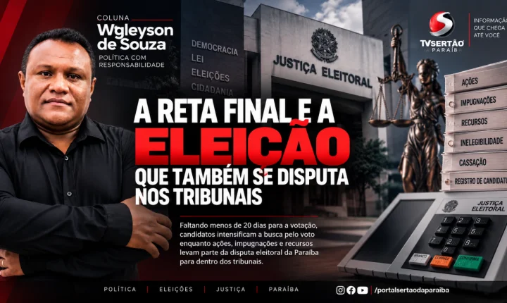 A reta final e a eleição que também se disputa nos tribunais