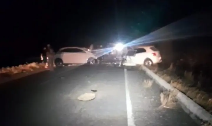 Colisão frontal e acidente na PB-214 deixa dois motoristas mortos no Congo