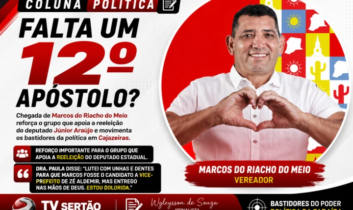Adesão de Marcos do Riacho do Meio fortalece grupo de Júnior Araújo e amplia especulações sobre novos apoios