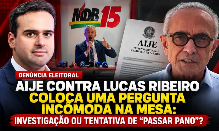 AIJE contra Lucas Ribeiro coloca uma pergunta incômoda na mesa: investigação ou tentativa de “passar pano”?