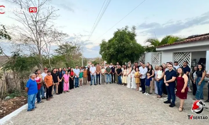 Aldo Andrade entrega calçamentos e inaugura unidade de saúde com investimento de R$ 400 mil em Bernardino Batista