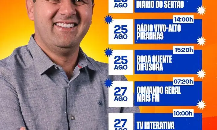 Aldo Andrade inicia série de entrevistas para prestar contas da gestão e apresentar programação de Bernardino Batista