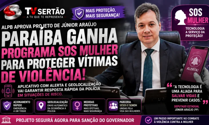 ALPB aprova projeto que cria ferramenta de proteção imediata para mulheres vítimas de violência na Paraíba