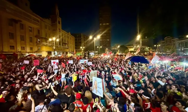 Apoiadores realizam ato pró-lula no centro de joão pessoa