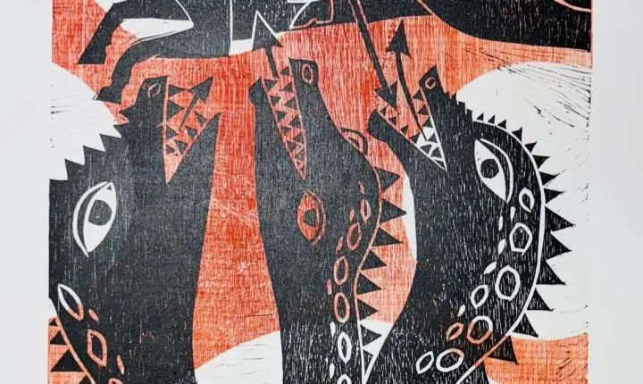 Artista paraibano tem xilogravura entregue a Leonardo DiCaprio
