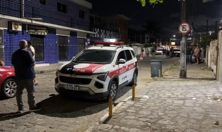 Ataque a tiros deixa um morto e dois feridos no bairro de Jaguaribe