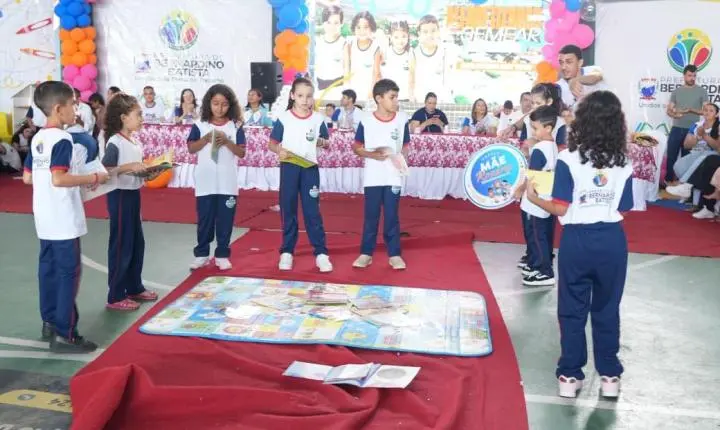 Bernardino Batista celebra alfabetização com ações educacionais durante programação de emancipação