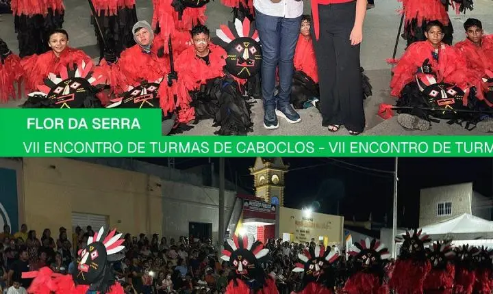 Bernardino Batista fortalece cultura popular ao reunir turmas de caboclos em grande encontro regional