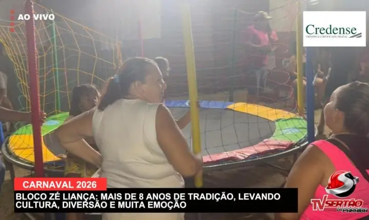 Bloco Zé Liança reafirma tradição de 8 anos e arrasta multidão com frevo e axé no Carnaval de Cajazeiras 