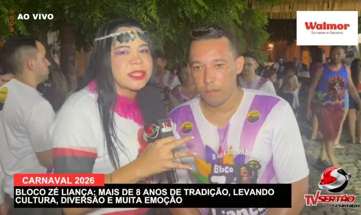 Bloco Zé Liança reafirma tradição de 8 anos e arrasta multidão com frevo e axé no Carnaval de Cajazeiras 