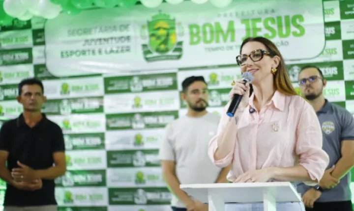 Bom Jesus fortalece o esporte com início das aulas de vôlei e abertura do 2º Campeonato Municipal de Futsal