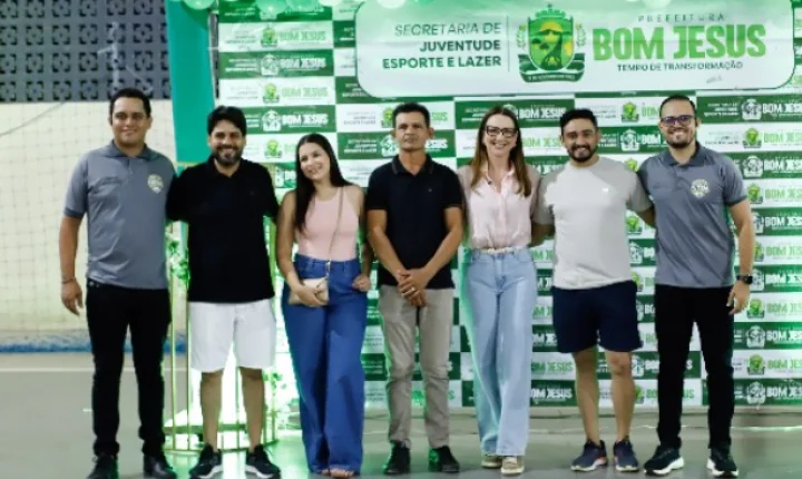 Bom Jesus fortalece o esporte com início das aulas de vôlei e abertura do 2º Campeonato Municipal de Futsal