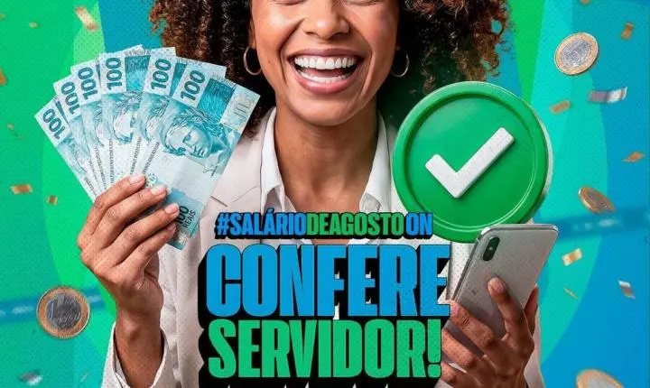 Bonito de Santa Fé confirma salário de agosto na conta de servidores, aposentados e pensionistas