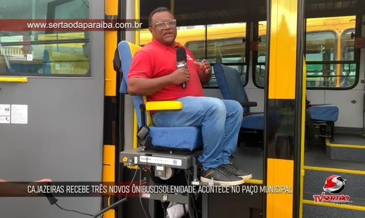 Cajazeiras moderniza frota com novos ônibus escolares para reforçar o ensino na zona rural