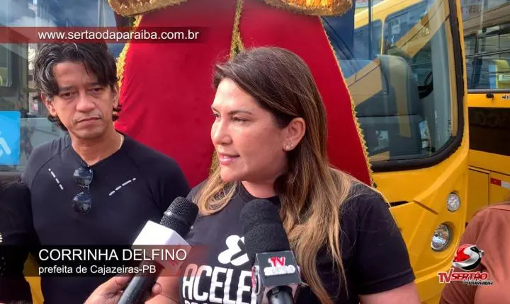 Cajazeiras moderniza frota com novos ônibus escolares para reforçar o ensino na zona rural