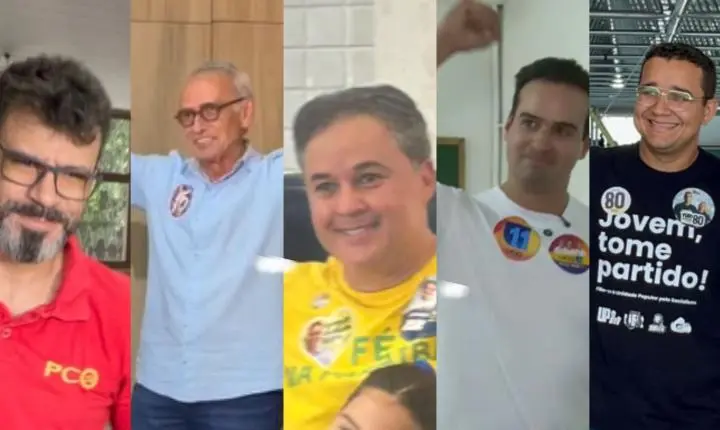 Candidatos ao governo votam neste domingo nas eleições na Paraíba