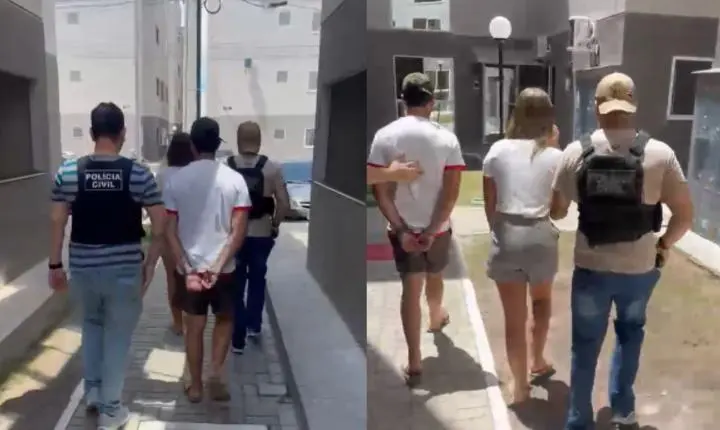 Casal suspeito de integrar facção criminosa em João Pessoa é preso