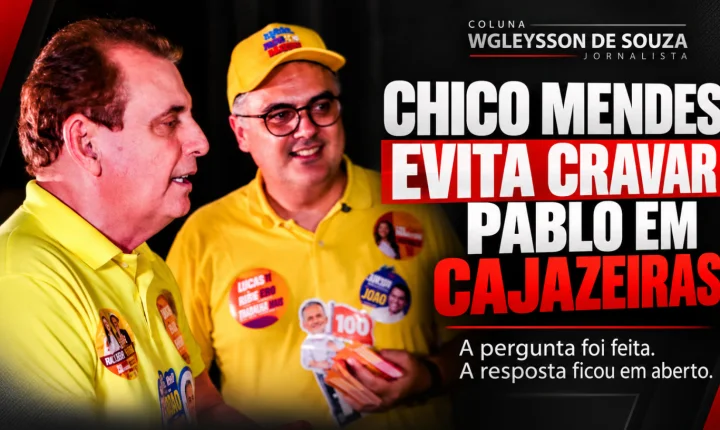 Chico Mendes anuncia nome em São José de Piranhas, mas evita cravar Pablo Leitão em Cajazeiras