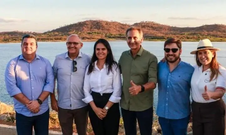 Corrinha acompanha ministro e reforça importância do manancial de Lagoa do Arroz para o Sertão