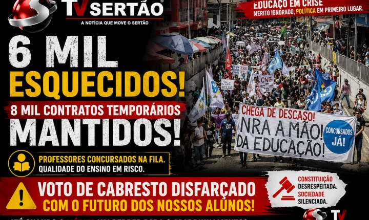Crise institucional na Paraíba: nomeação de professores concursados vira pauta de alto risco político