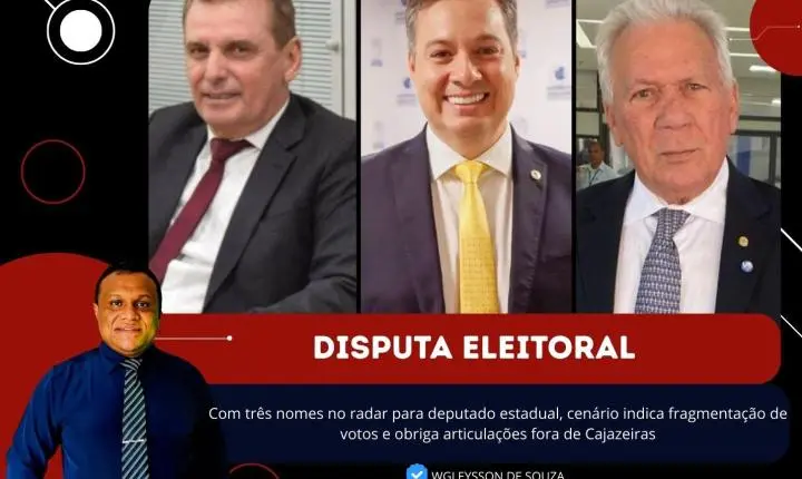 Disputa por vagas na Assembleia pressiona lideranças de Cajazeiras e impõe novos redutos eleitorais no Sertão