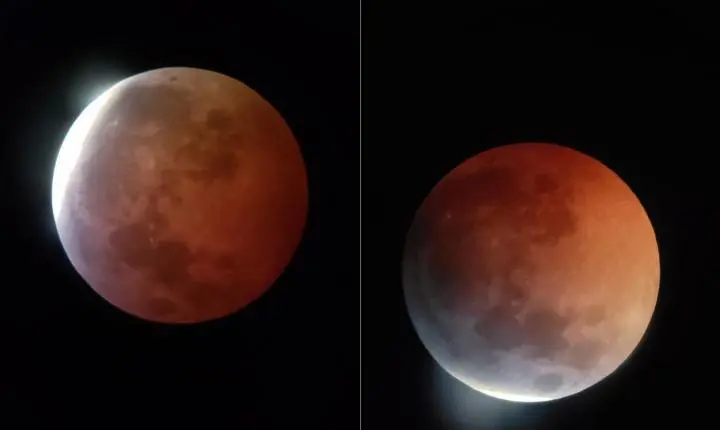 Eclipse lunar parcial encanta moradores e especialistas na Paraíba
