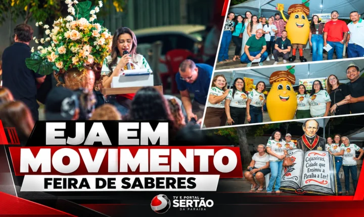 EJA em Movimento reúne estudantes e escolas em Feira de Saberes na Praça da Prefeitura