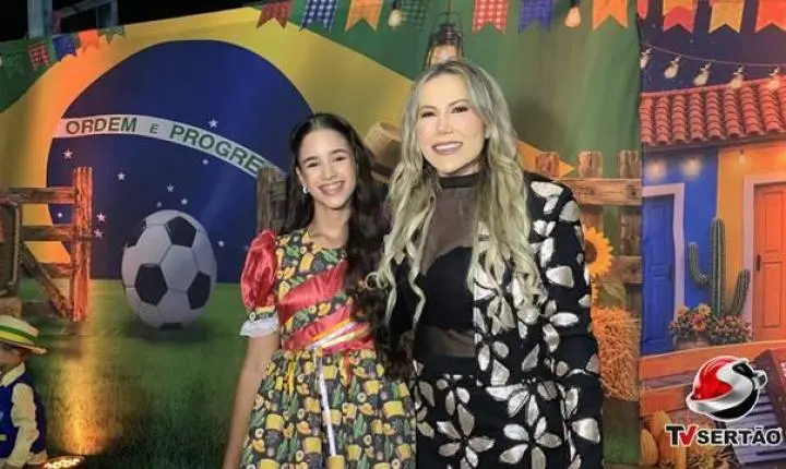 Empresária Juliana Consolida Sucesso na 7ª Edição do Tradicional São João do Grupo Tia Ju