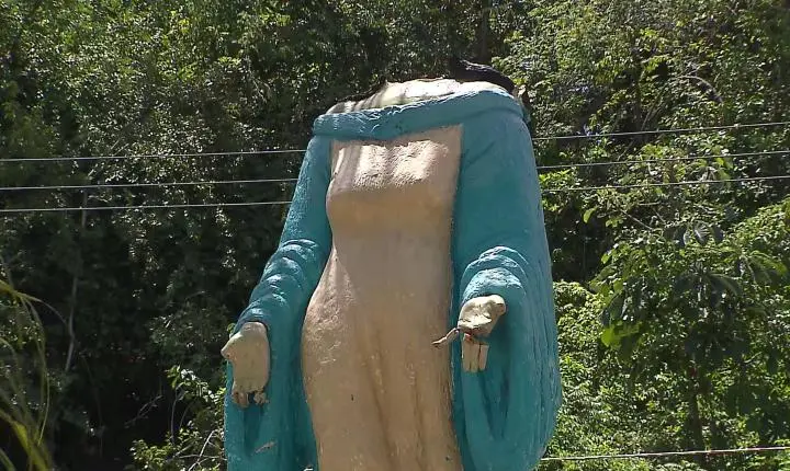 Estátua de iemanjá sofre novo vandalismo na orla de joão pessoa