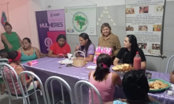 gosto Lilás mobiliza Cajazeiras com ações de conscientização e entrega de absorventes no bairro São Francisco