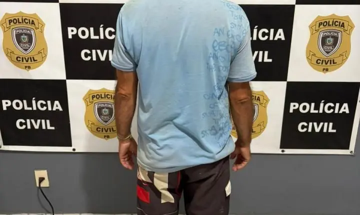 Condenado a 20 anos de prisão por estupro de vulnerável é preso na Paraíba