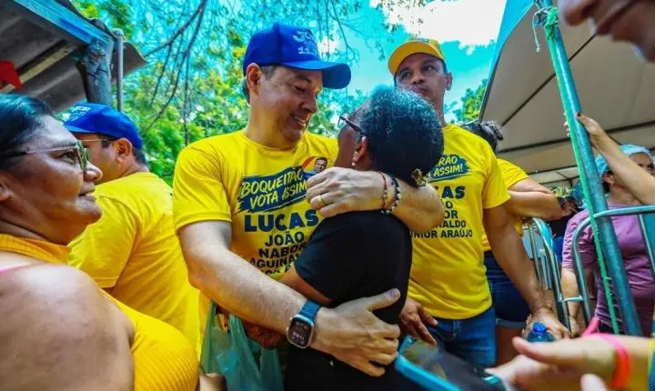 Júnior Araújo participa de mobilização em Boqueirão e carreata em Sousa ao lado de Lucas, João e Nabor