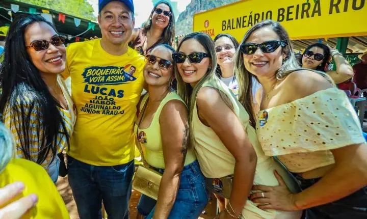 Júnior Araújo participa de mobilização em Boqueirão e carreata em Sousa ao lado de Lucas, João e Nabor