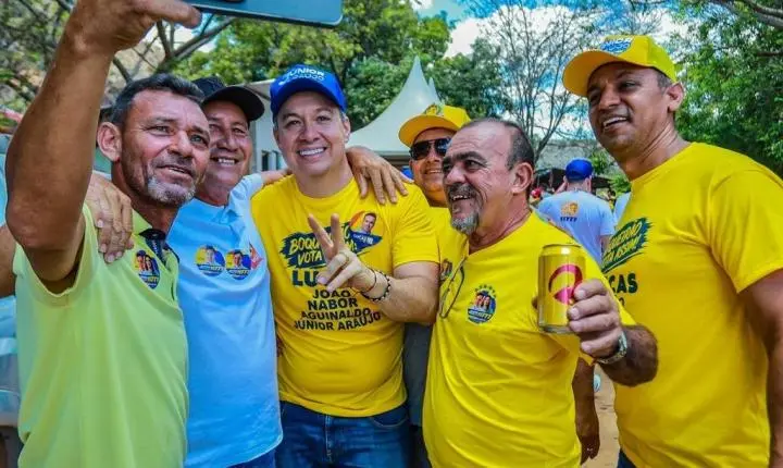 Júnior Araújo participa de mobilização em Boqueirão e carreata em Sousa ao lado de Lucas, João e Nabor