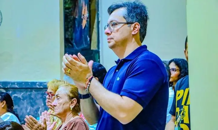 Júnior Araújo percorre Cajazeiras, dialoga com comunidades e participa de celebração religiosa