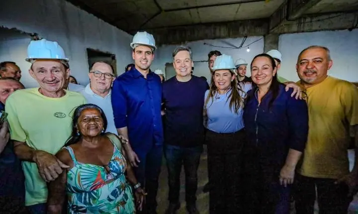 Júnior Araújo visita ampliação da maternidade de Cajazeiras e participa de carreata em Pedra Branca