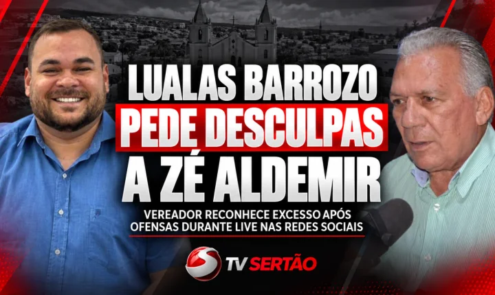Lualas Barrozo pede desculpas a Zé Aldemir após ofensas durante live nas redes sociais