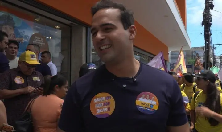 Lucas Ribeiro destaca empreender paraíba em campanha em João Pessoa