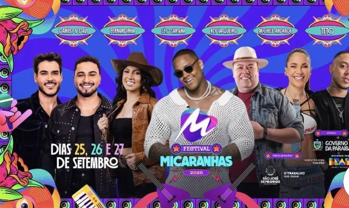 Micaranhas 2026 promete ser o maior festival da região com mega atrações e diversidade musical