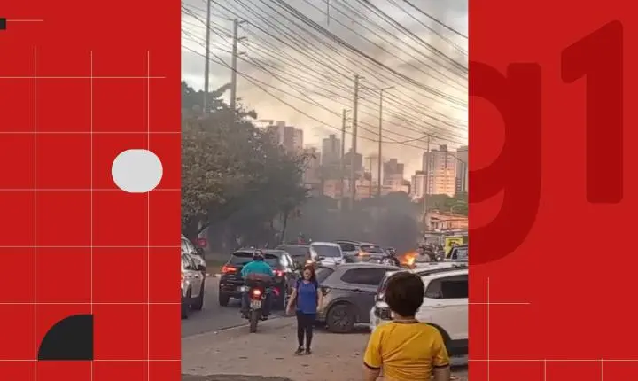 Protesto fecha a Avenida Tancredo Neves e complica o trânsito em João Pessoa