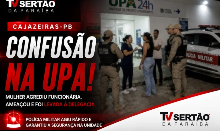Mulher é levada à delegacia após confusão e agressão dentro da UPA de Cajazeiras