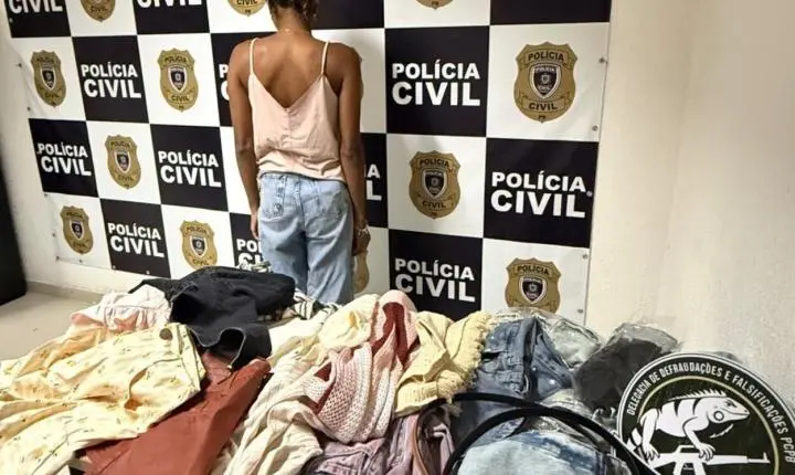Mulher é presa em flagrante por golpe em loja de roupas em João Pessoa