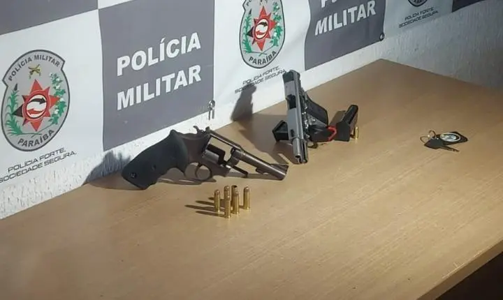 Mulher é baleada e dois suspeitos presos após tiroteio em João Pessoa