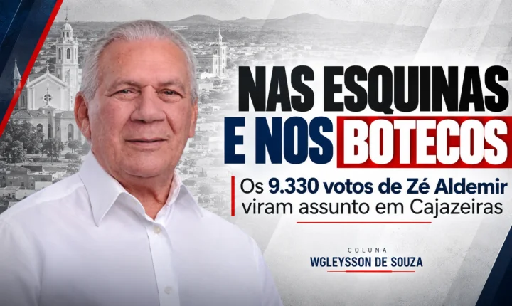Nas esquinas e nos botecos, a conversa é sobre os 9.330 votos de Zé Aldemir