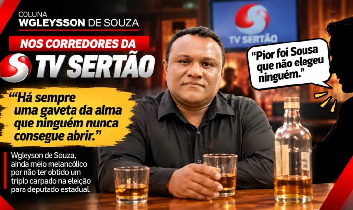 Nos corredores da TV Sertão: entre a melancolia eleitoral e a ironia de Sousa